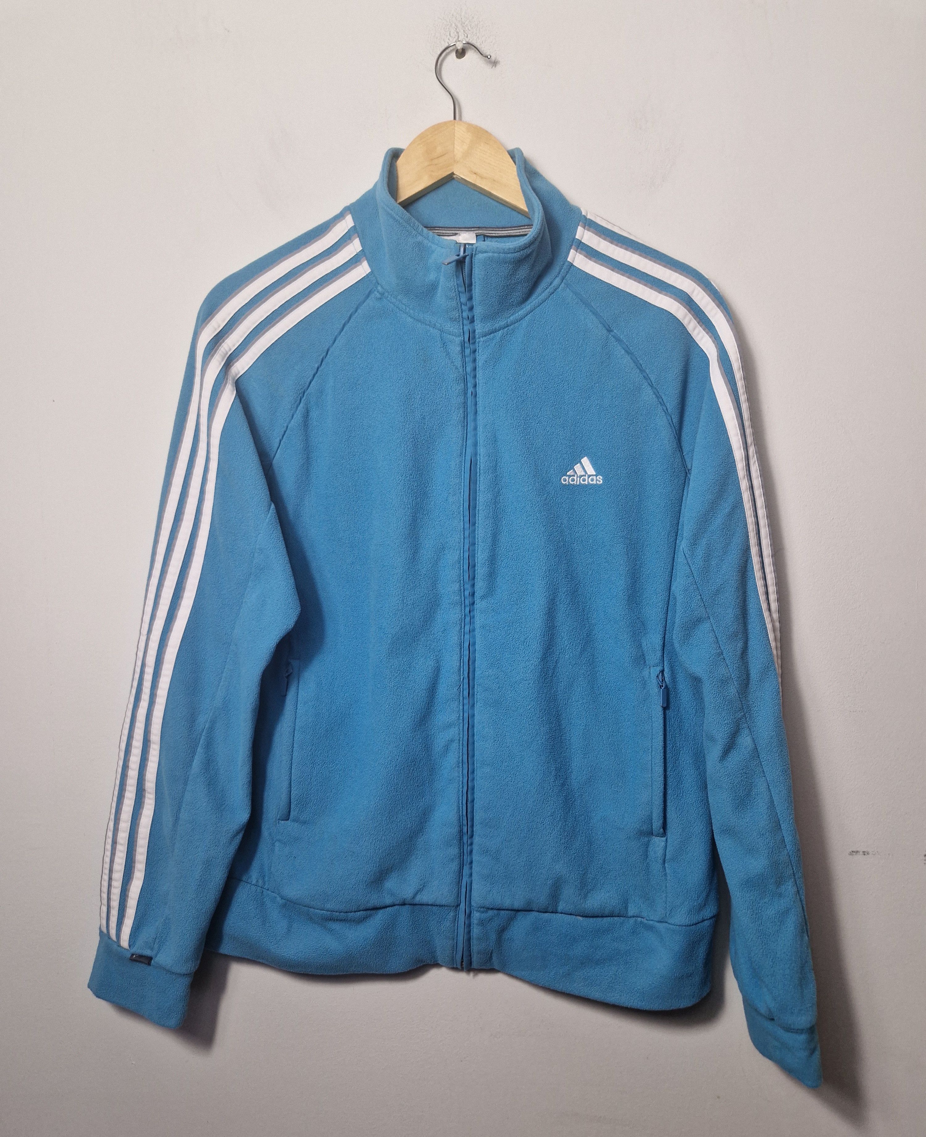 Adidas Adidas 2007 y2k vintage fleece zip swag drip track Size M / US 6-8 / IT 42-44 - 1 Thumbnail