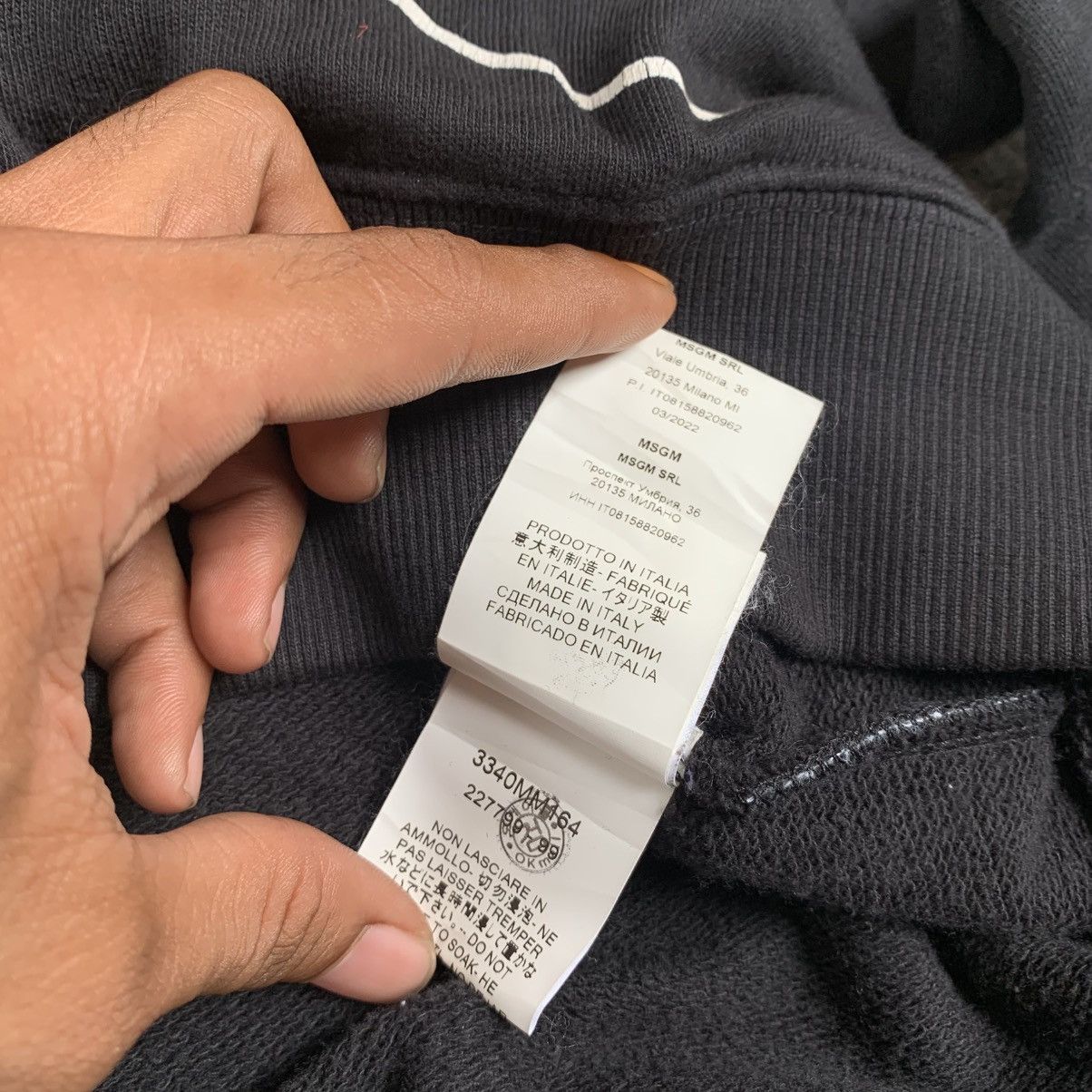MSGM MSGN HOODIE Size US L / EU 52-54 / 3 - 11 Thumbnail