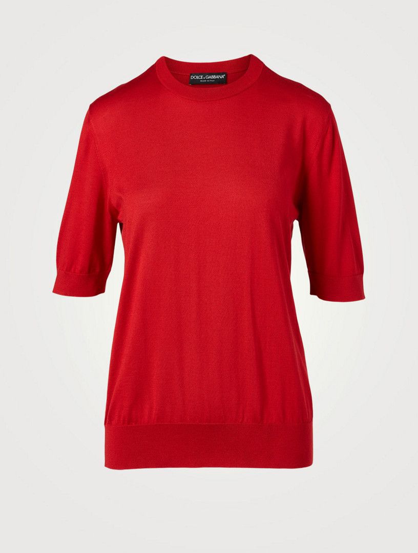 Dolce & Gabbana o1y0925 Sweater in Red Size M / US 6-8 / IT 42-44 - 1 Thumbnail