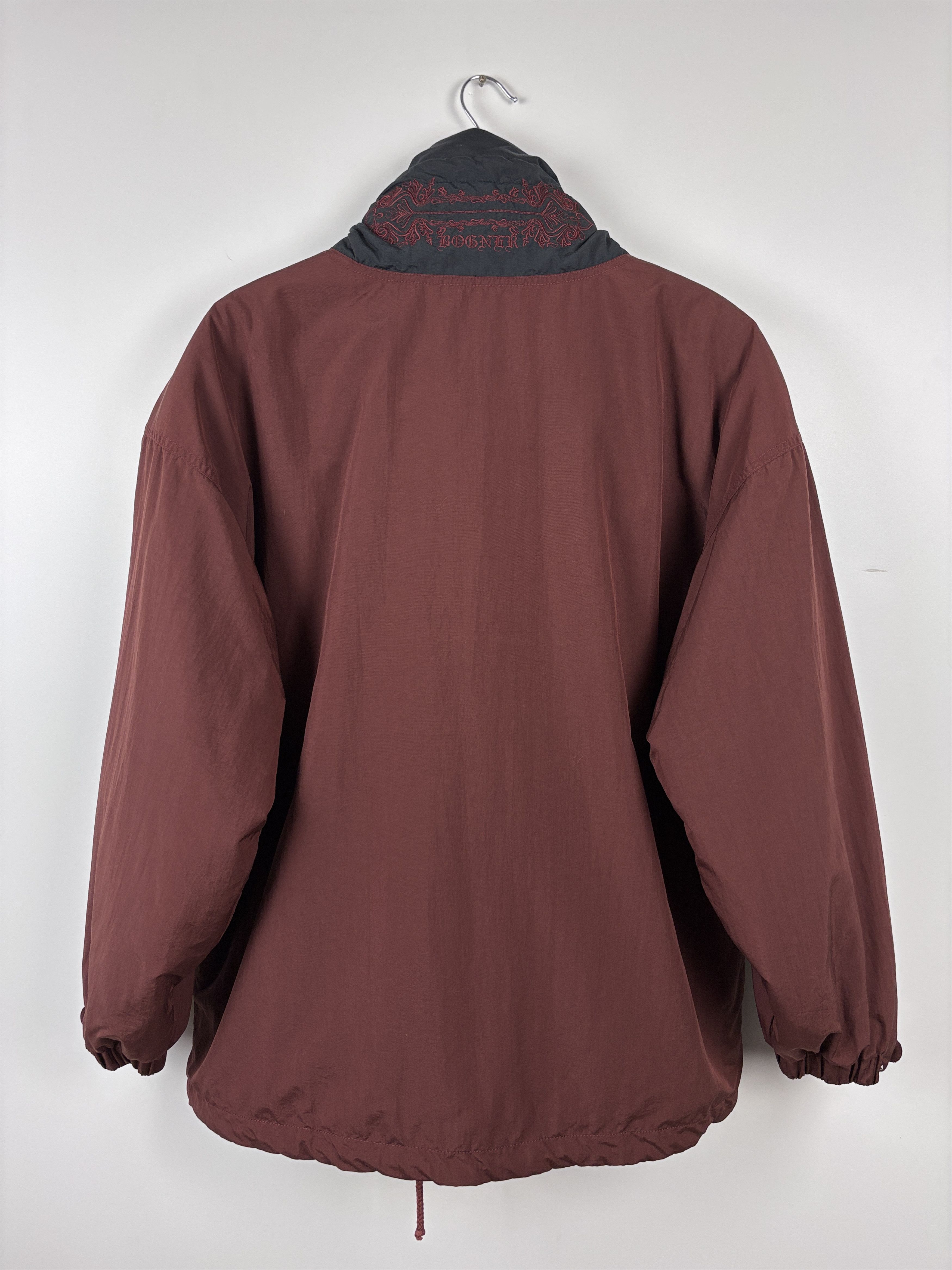 Bogner × Vintage Vintage Bogner Embroidered Anorak Jacket Burgundy Womens M Size M / US 6-8 / IT 42-44 - 5 Thumbnail
