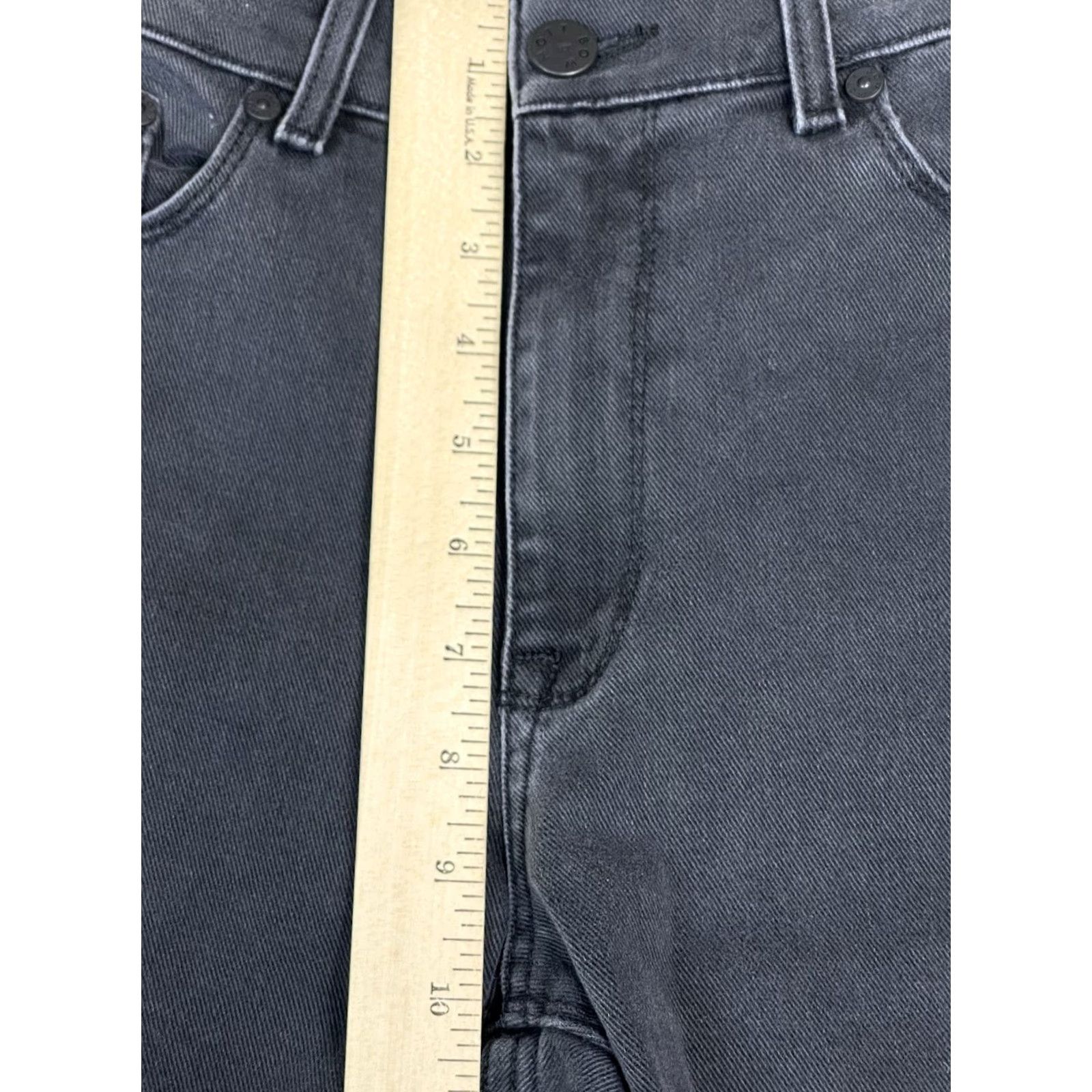 Mott & Bow Mott & Bow Jeans Mens 30x32 Black Skinny Stone Slim Fit Mid Rise Stretch Denim Jeans Size US 30 / EU 46 - 6 Thumbnail