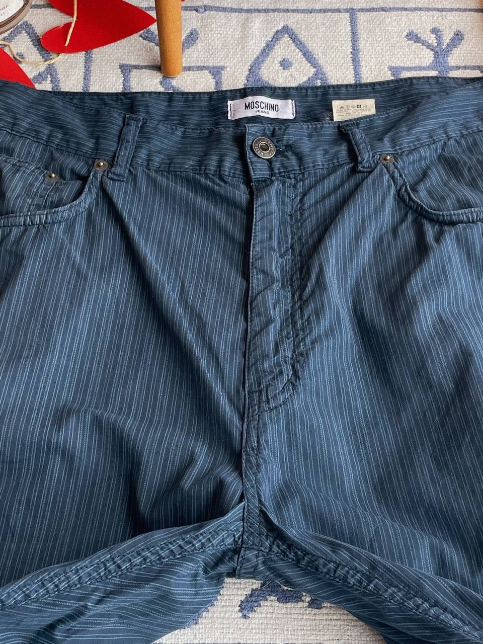 Moschino Moschino Jeans Pants Blue Stripe Size US 36 / EU 52 - 8 Thumbnail
