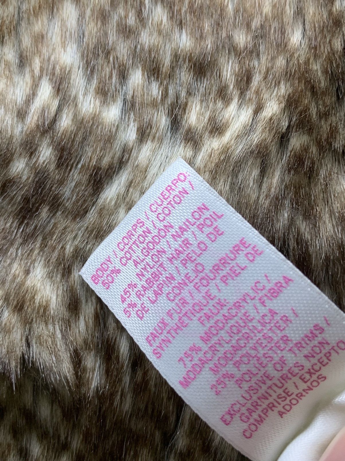 Japanese Brand Pink Faux Fur Zip Hood Yohji ifsixwasnine LGB goa styled Size US S / EU 44-46 / 1 - 6 Thumbnail