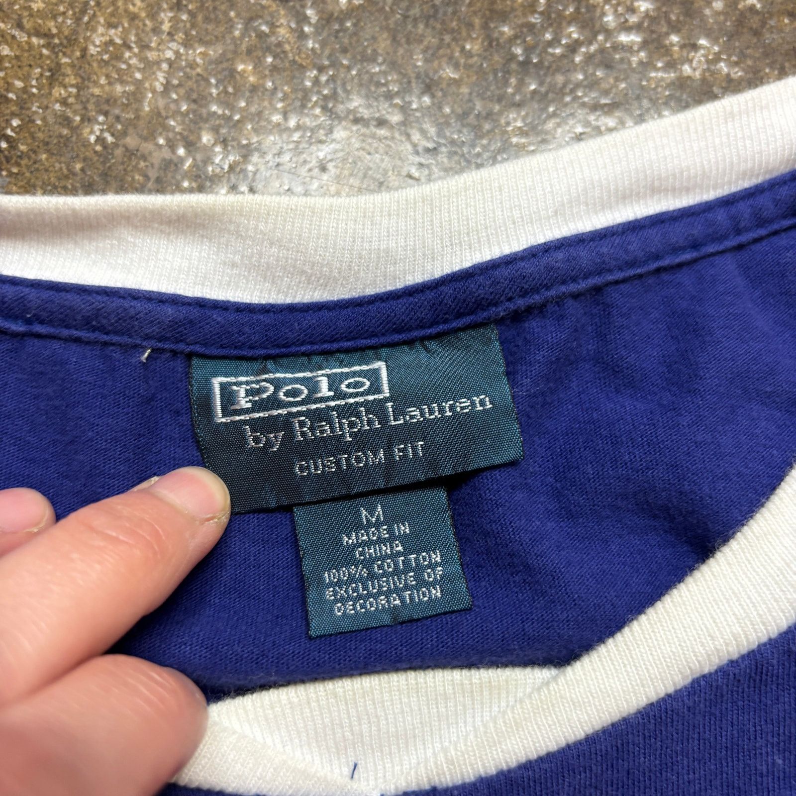 Polo Ralph Lauren × Vintage Rare VTG Polo Ralph Lauren Japan 18 Big Pony Shirt Men's M Size US M / EU 48-50 / 2 - 5 Thumbnail