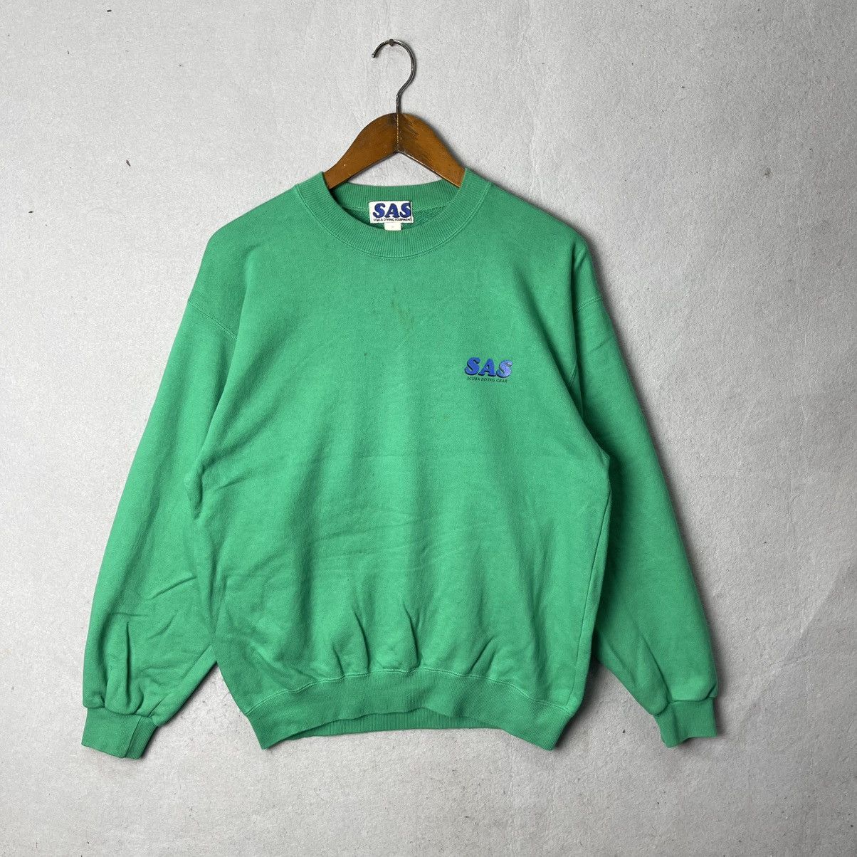 Vintage Vintage SAS Scuba Diving Crewneck Sweatshirt (Made in Japan) Size US M / EU 48-50 / 2 - 3 Thumbnail