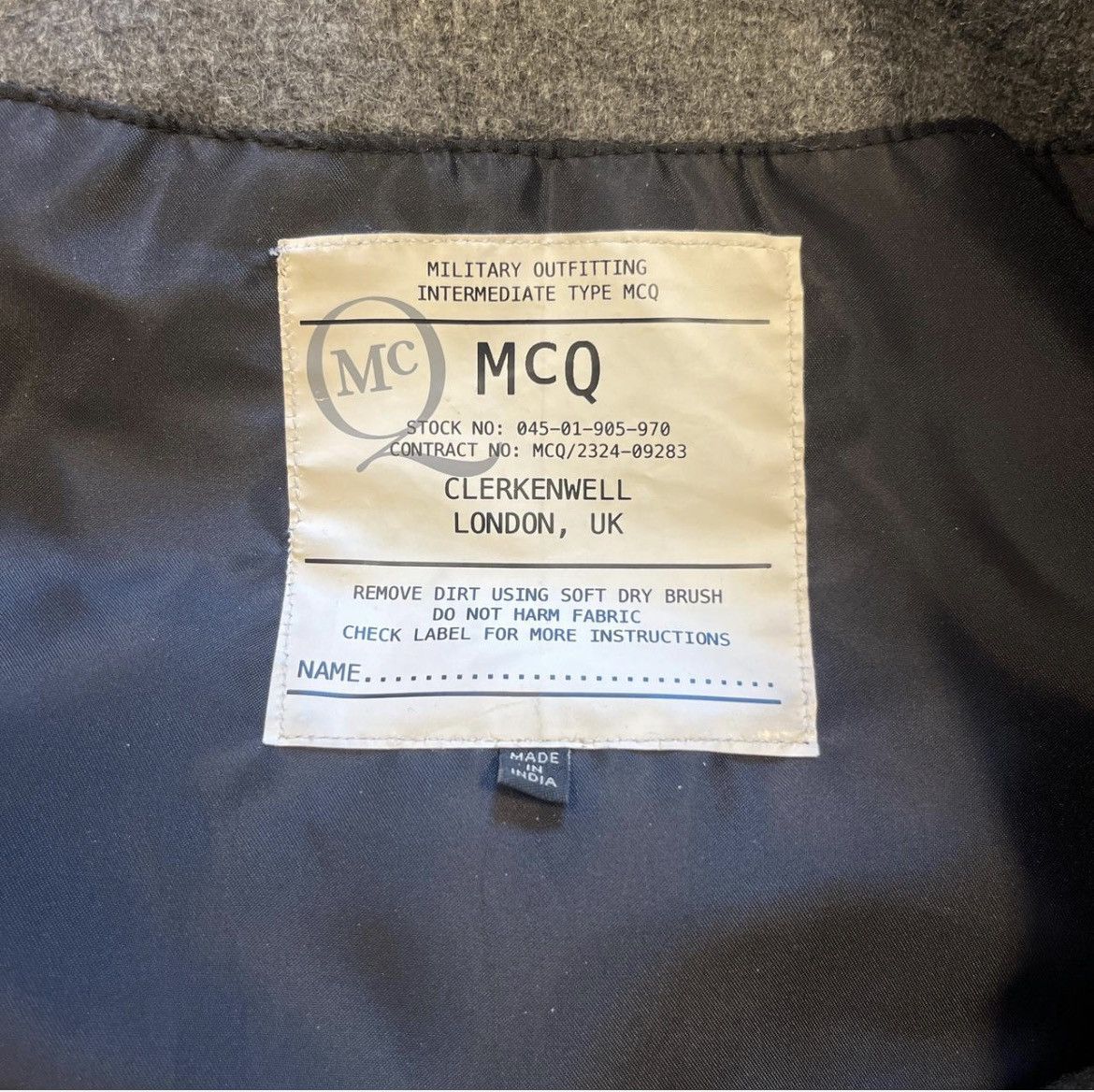 Alexander McQueen Alexander McQueen McQ line lambs skin bomber jacket Size US L / EU 52-54 / 3 - 4 Thumbnail