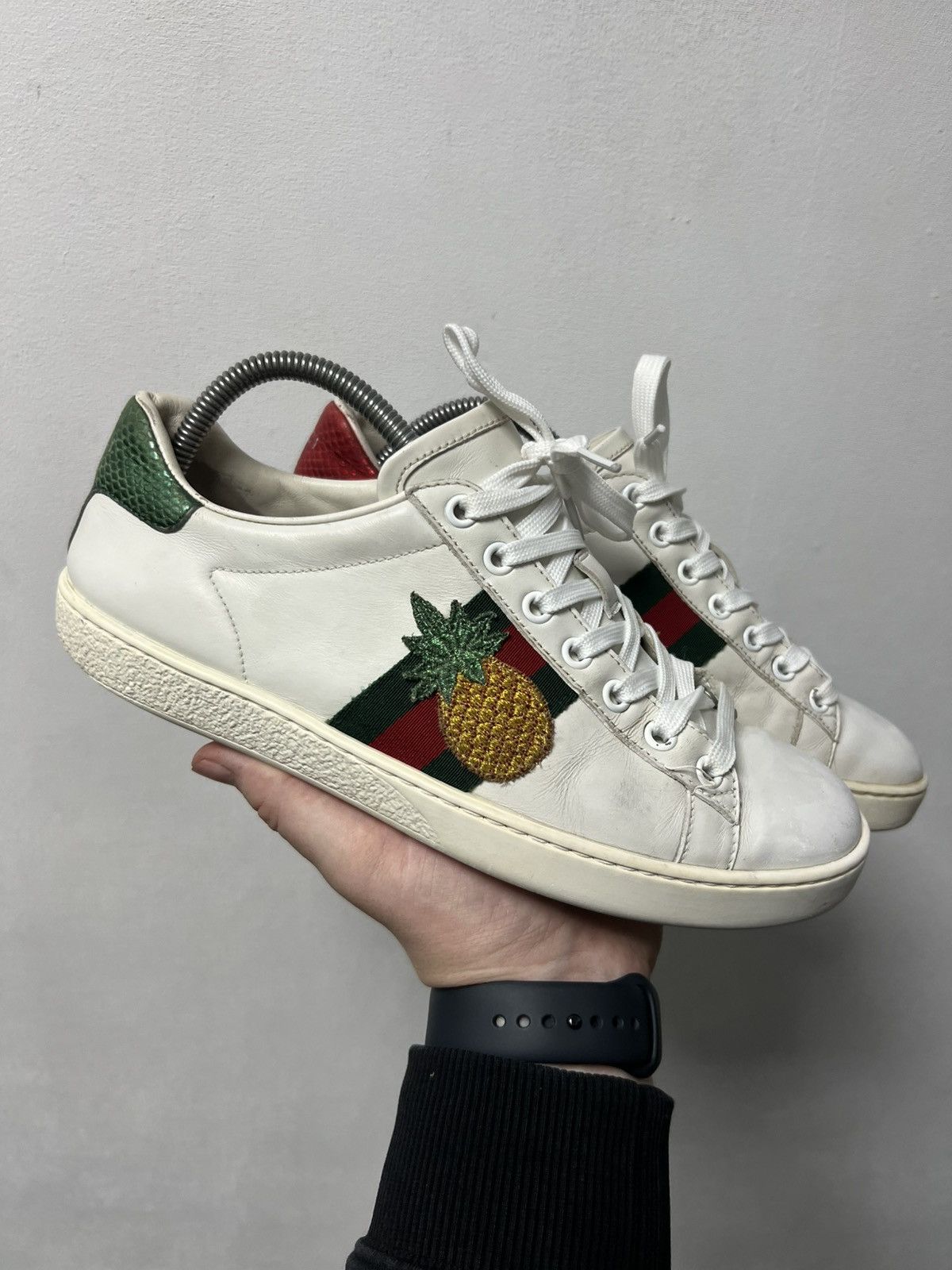Gucci Gucci Pineapple Rhyton Low Top Sneaker Rare Sneakers Size US 5.5 / EU 38 - 1 Thumbnail