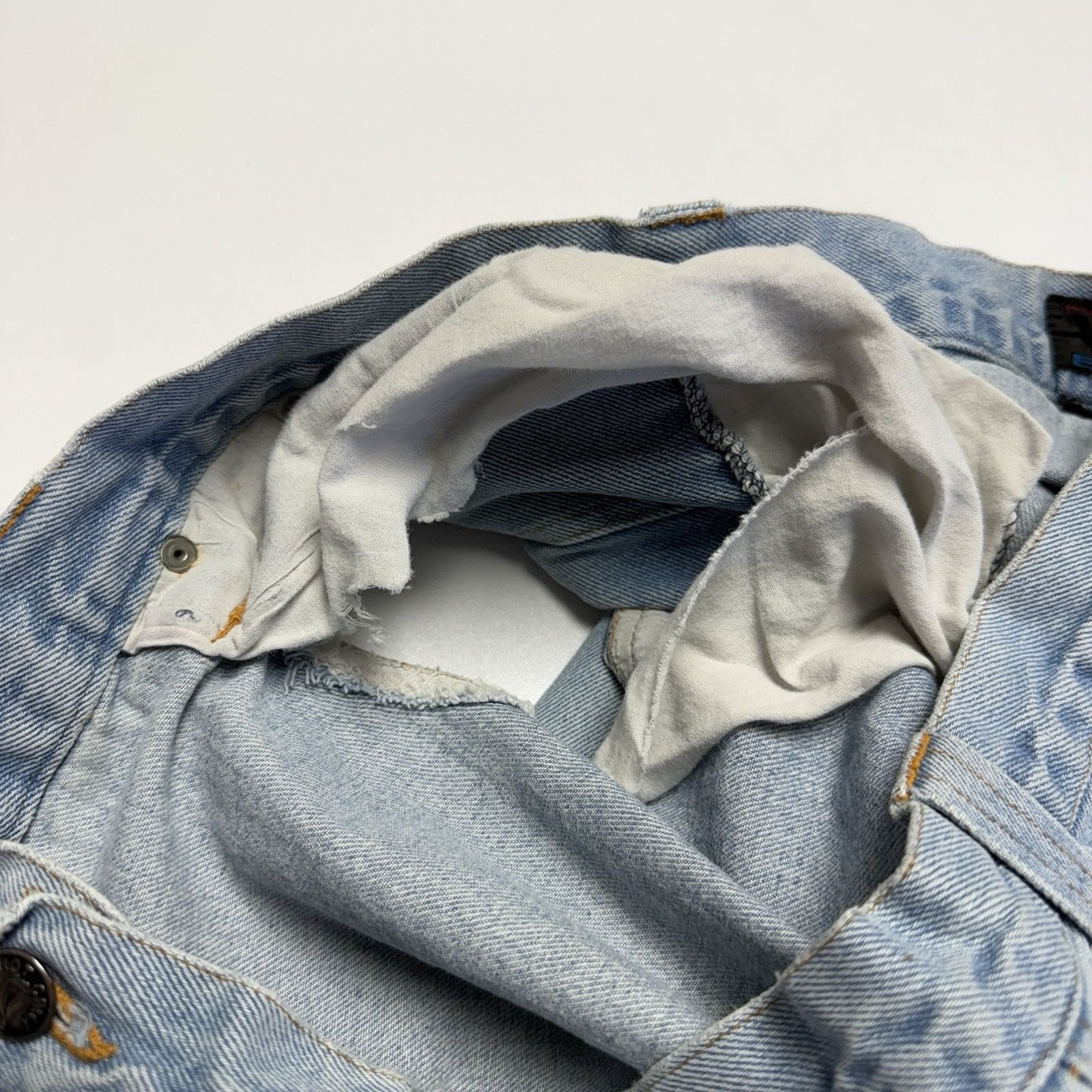 Vintage Vintage Hot Chili Blues Baggy Denim Shorts Size 36 (34x13) 9 Size US 36 / EU 52 - 15 Thumbnail