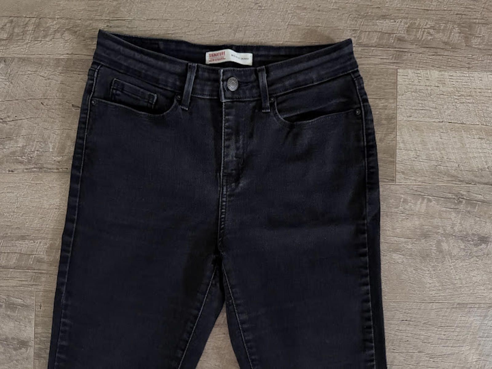 Other Levi Strauss Signature Women's Mid Rise Skinny Jeans Size 27" / US 4 / IT 40 - 2 Thumbnail