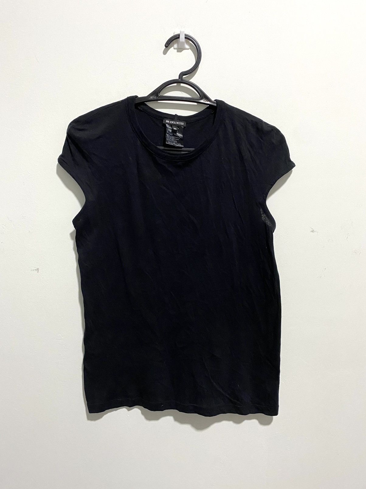 Ann Demeulemeester Ann Demeulemeester Black tee Size M / US 6-8 / IT 42-44 - 1 Thumbnail