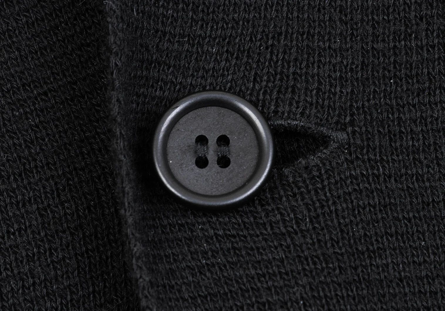 Yohji Yamamoto Yohji Yamamoto Cotton Knit 3B Jacket Black 3 Size US L / EU 52-54 / 3 - 6 Thumbnail