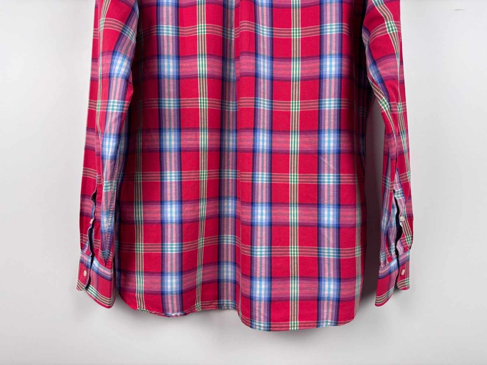 Hackett Hackett London Flannel Button Up Shirt Linen Cotton Size L Size US L / EU 52-54 / 3 - 6 Thumbnail