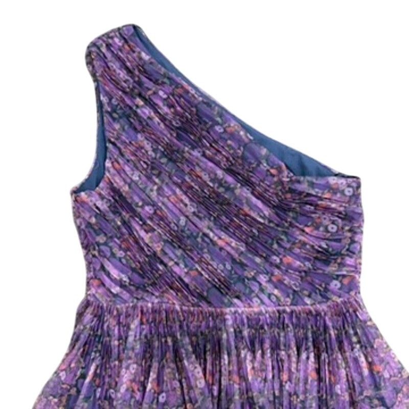 Hutch Hutch Tiered Floral Xala Dress in Purple Multi, Size US 12 Size XL / US 12-14 / IT 48-50 - 10 Thumbnail