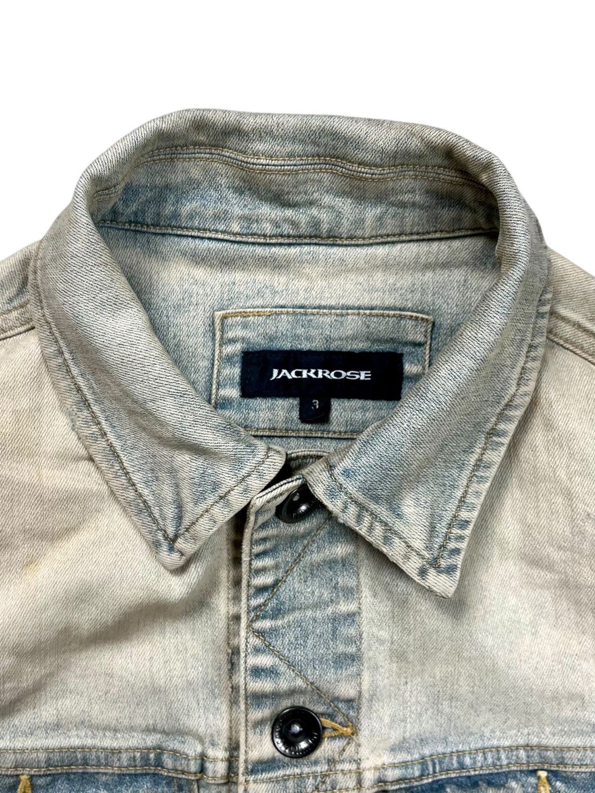 If Six Was Nine 2000s Jackrose - Mudwash Denim Jacket Size US M / EU 48-50 / 2 - 7 Thumbnail
