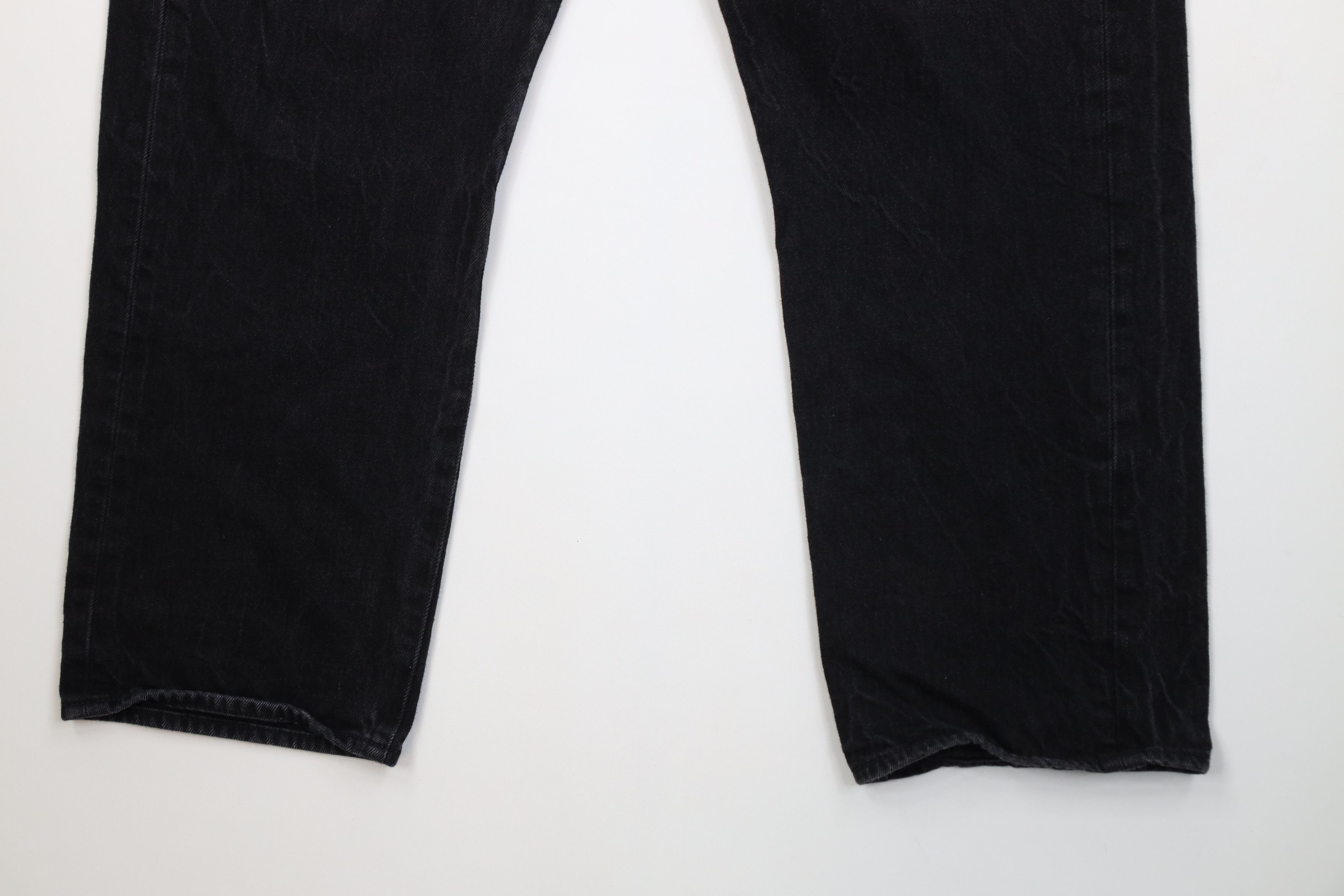 Levi's Vintage Y2K Levis 501xx Button Fly Original Fit Jeans Black Size US 40 / EU 56 - 4 Thumbnail