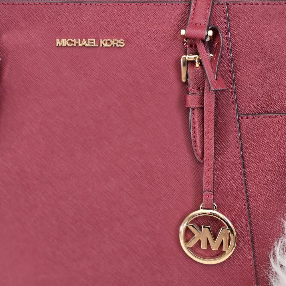 Michael Kors Michael Kors Charlotte Large Saffiano Leather Top-Zip Tote Size ONE SIZE - 3 Thumbnail