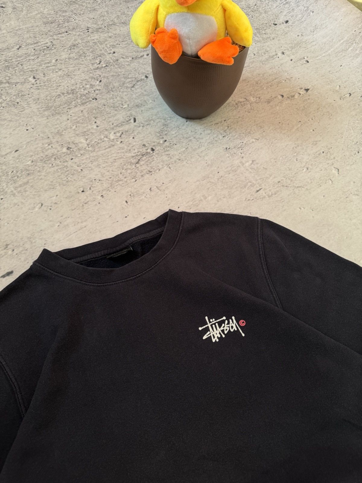 Stussy × Vintage STUSSY CENTER HAFT LOGO OVERSIZE BAGGY FIT SWEATSHIRT Size US M / EU 48-50 / 2 - 4 Thumbnail