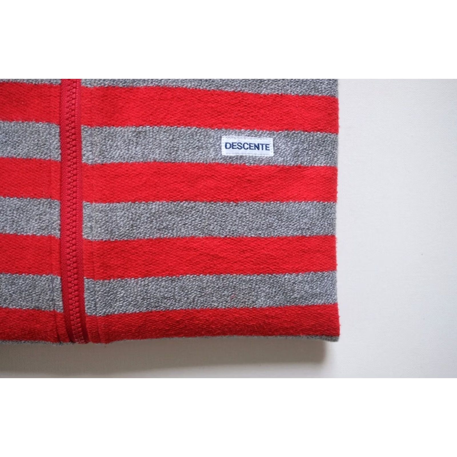 Vintage VINTAGE DESCENTE XL Japan 80s Jacket Outdoor Hiking Reversible Striped Nylon Cotton Red Mens Size US XL / EU 56 / 4 - 4 Thumbnail