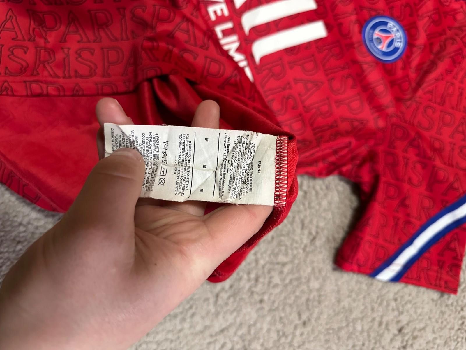 Nike PSG PARIS SAINT GERMAIN 2020/2021 PREMATCH SHIRT JERSEY NIKE Size US M / EU 48-50 / 2 - 6 Thumbnail