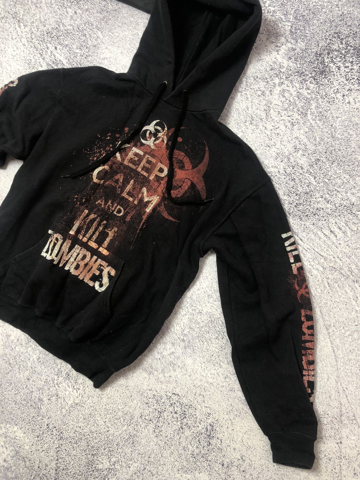 Vintage Vintage men’s merch hoodie Kill Zombies usa size M y2k rare Size US M / EU 48-50 / 2 - 2 Thumbnail