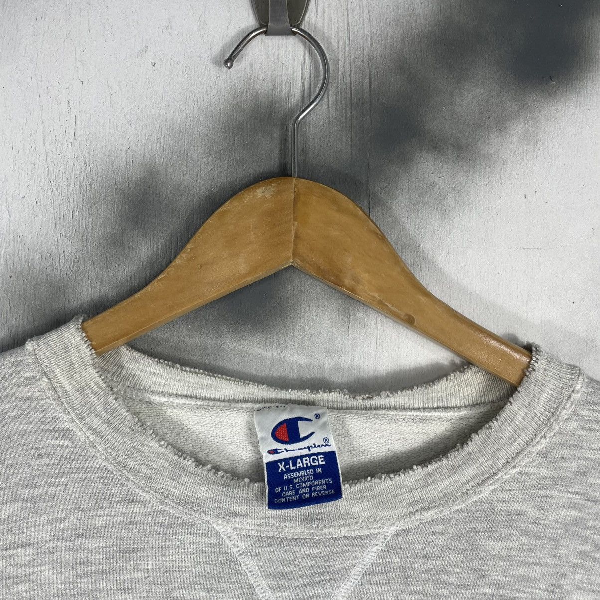 Champion × Vintage Vintage Boston College Distressed style Sweatshirt Size US L / EU 52-54 / 3 - 5 Thumbnail