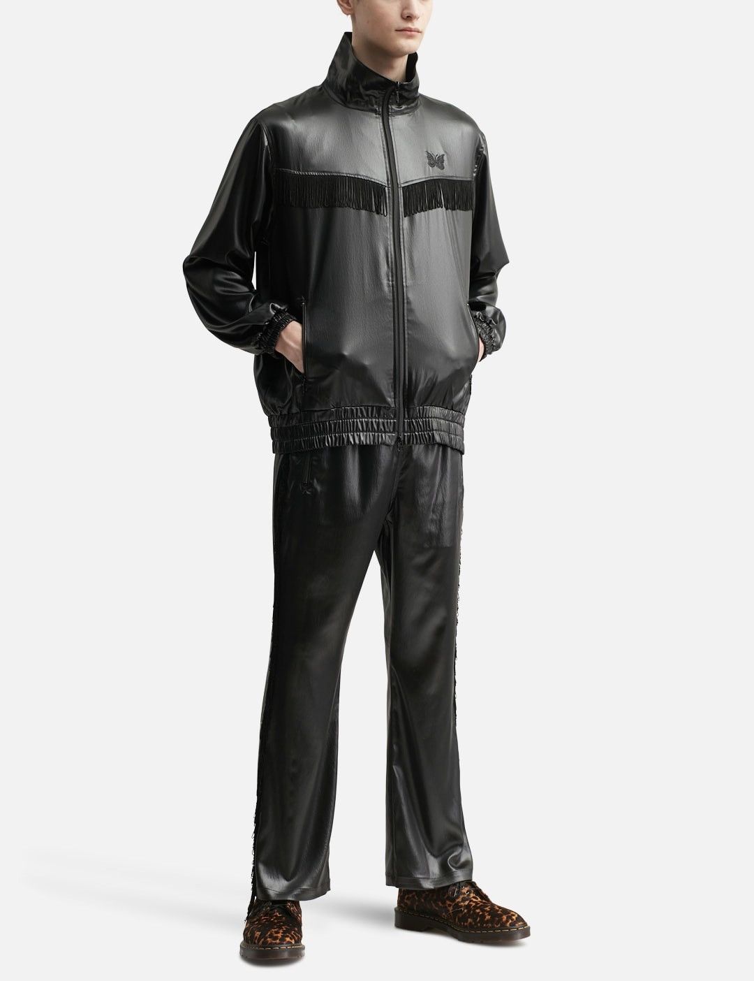 Needles Needles SS23 Black Fringe Bootcut Pants Size US 32 / EU 48 - 2 Thumbnail