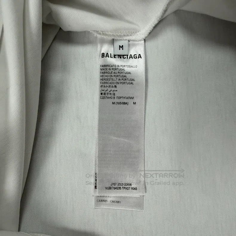 Balenciaga Balenciaga Embroidered Slogan Short Sleeve Size US M / EU 48-50 / 2 - 6 Thumbnail