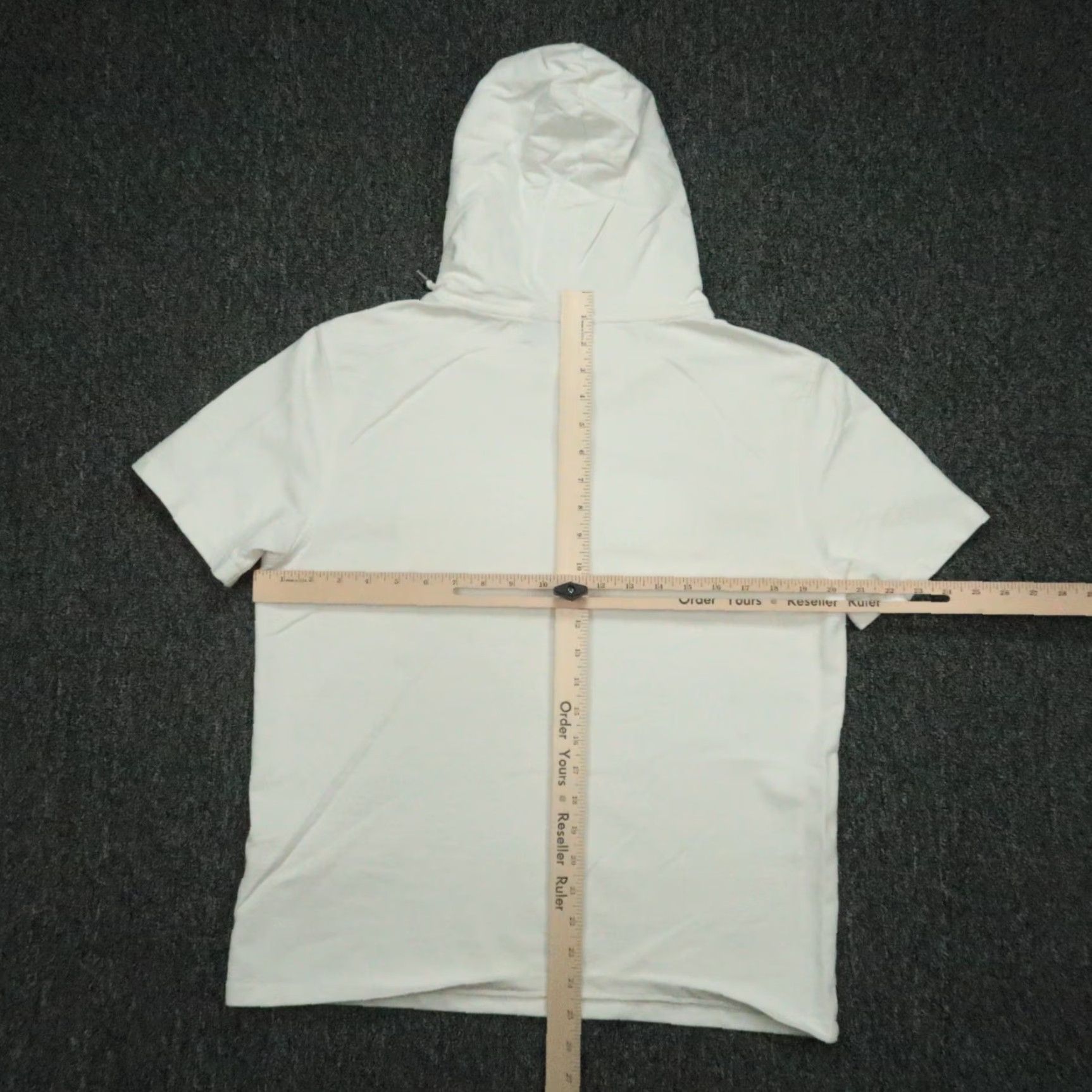 Hugo Boss HUGO BOSS Hoodie Men Medium White Short Sleeve Pullover Hooded Size US M / EU 48-50 / 2 - 7 Thumbnail