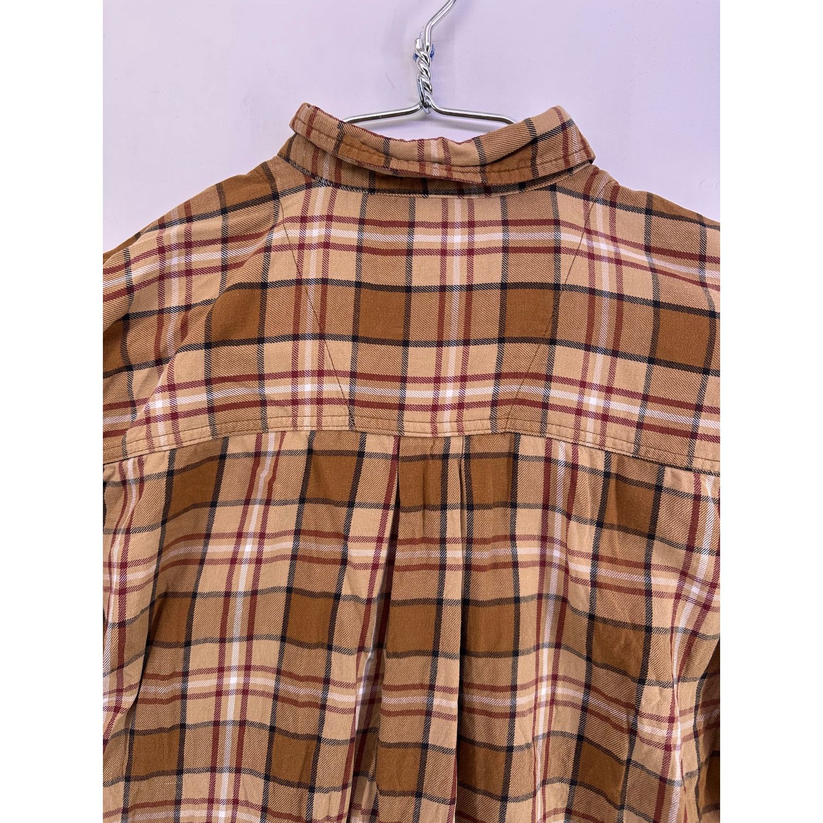 Wrangler Wrangler Rugged Wear Brown Flannel Button Down Work Wear Size US L / EU 52-54 / 3 - 10 Thumbnail