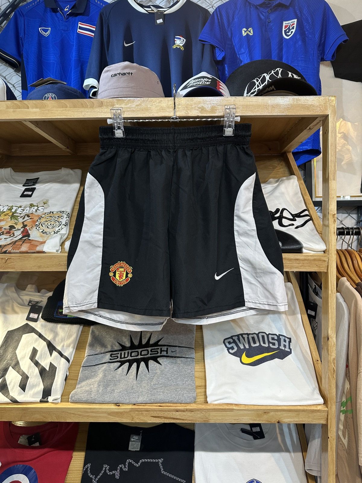 Vintage Manchester United 2003-04 Nike Football Shorts