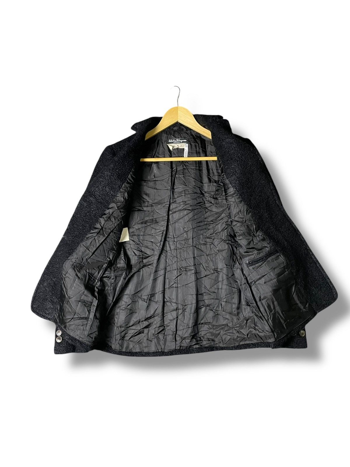 Salvatore Ferragamo × Vintage Salvatore Ferragamore x Vintage Wool Blazer (32) Size US S / EU 44-46 / 1 - 4 Thumbnail