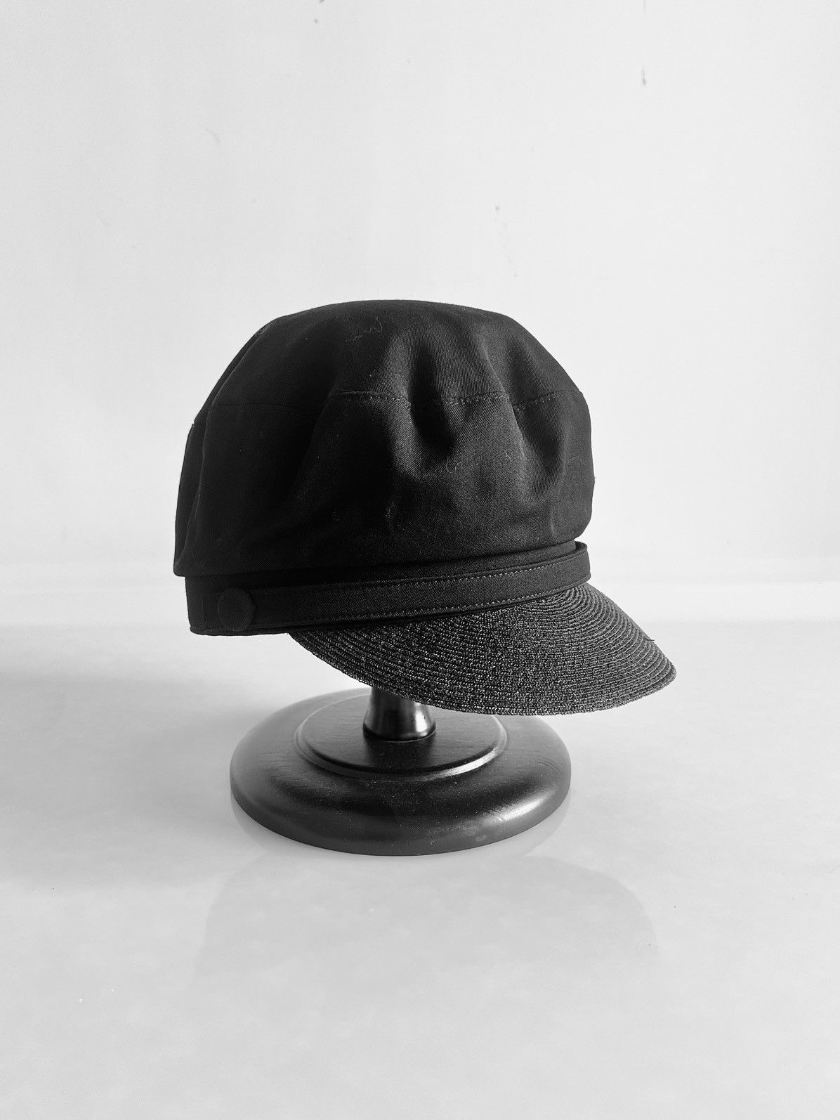 Yohji Yamamoto Yohji Yamamoto - W/GABARDINE STRAP SAILOR CAP Size ONE SIZE - 7 Thumbnail