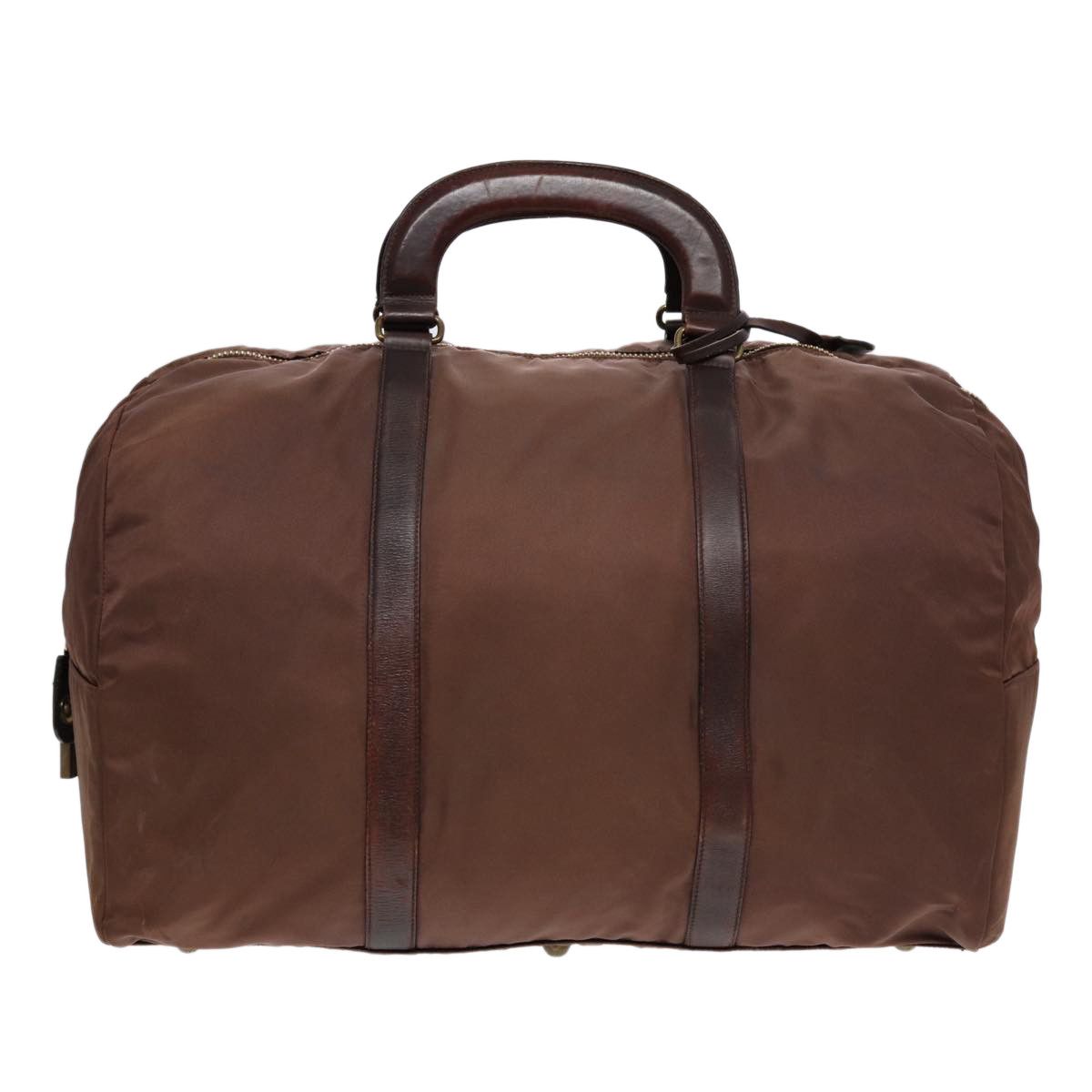 Prada Tessuto Brown Synthetic Travel Bag (Pre-Owned) Size ONE SIZE - 1 Thumbnail