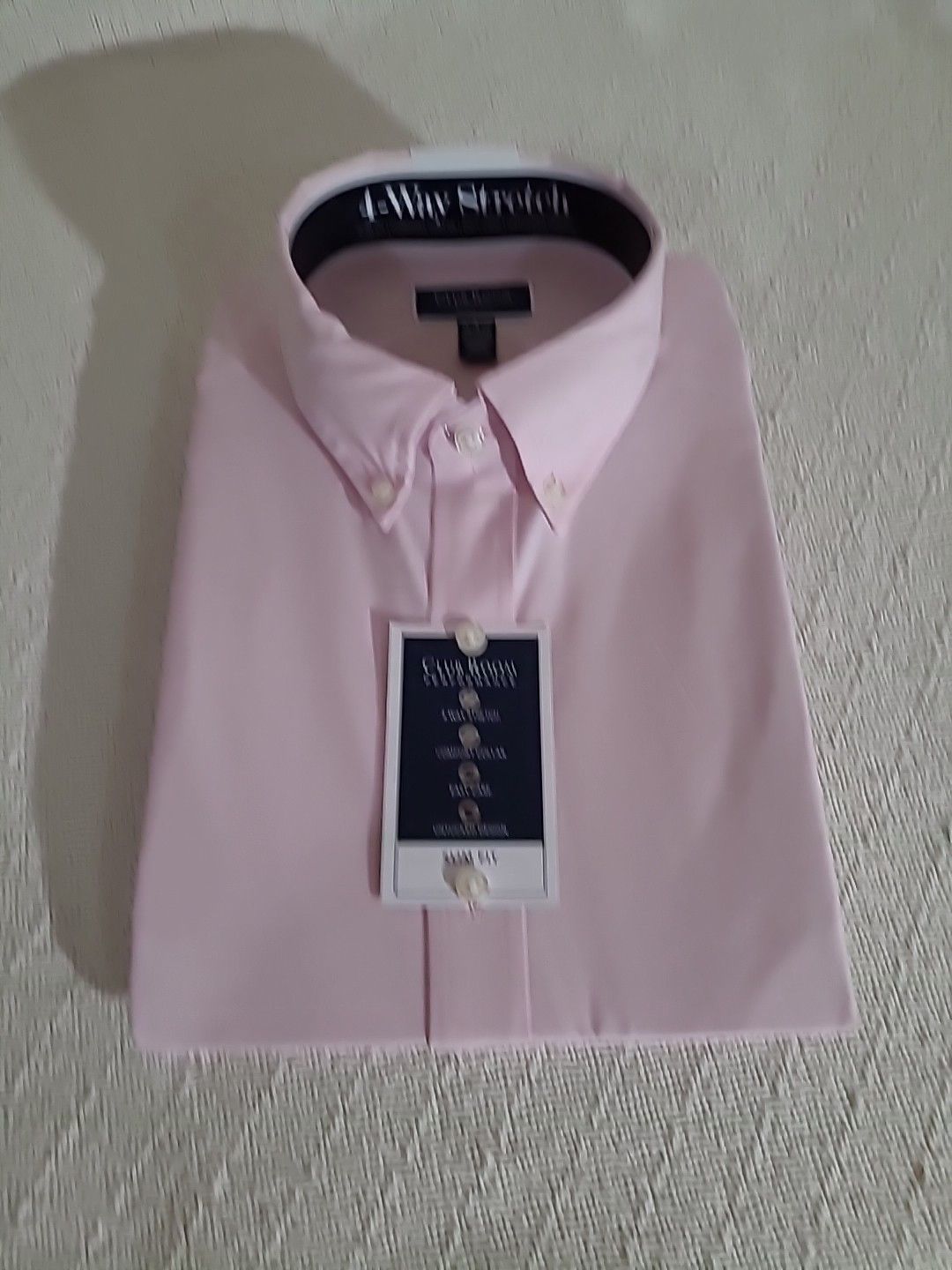 Club Room Club Room Men Stretch Pink Button Down Shirt Size 16.5 Size US L / EU 52-54 / 3 - 1 Thumbnail