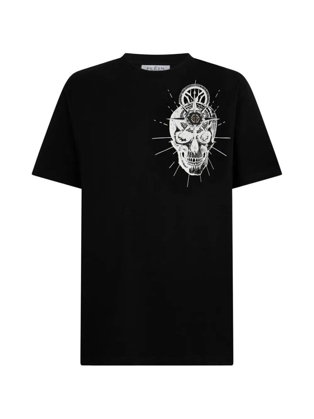 Philipp Plein Round-Neck T-Shirt Skull Tattoo Size US L / EU 52-54 / 3 - 1 Thumbnail