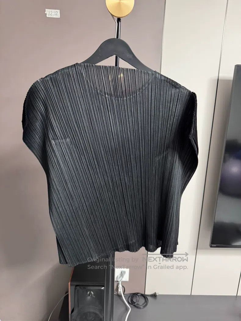 Issey Miyake Issey Miyake Twill Kelp Top Size L / US 10 / IT 46 - 2 Thumbnail