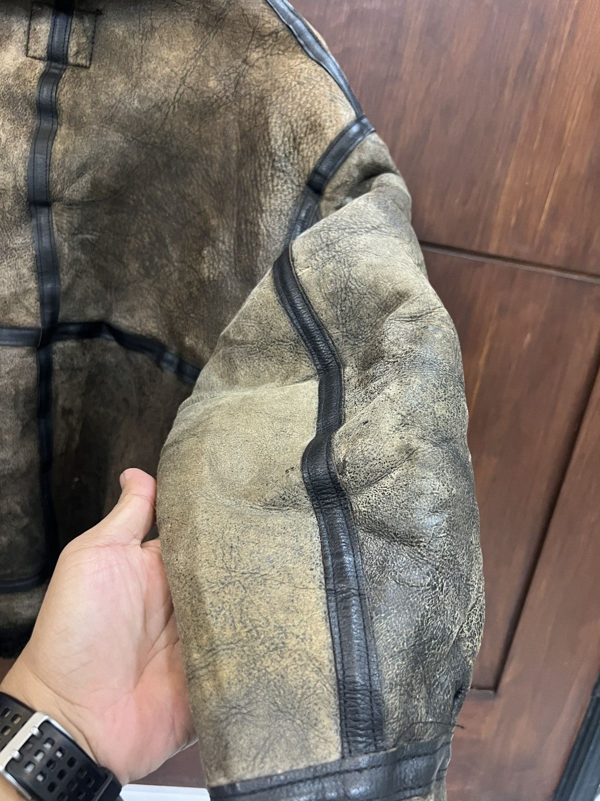 Vintage Avirex B3 Sheep Skin US Army Force Jacket