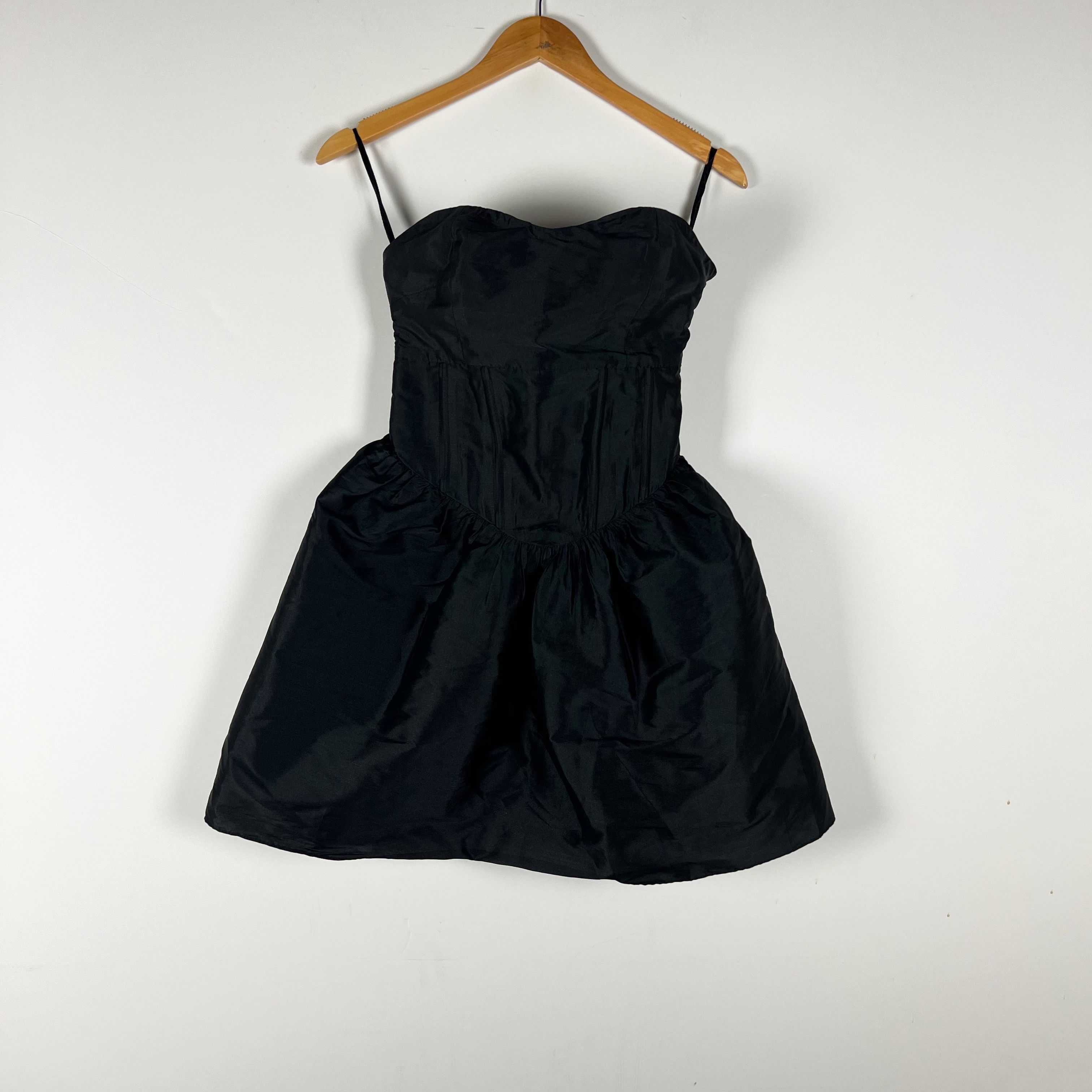 Other NEW Azeeza Naina Gathered Taffeta Strapless Size S / US 4 / IT 40 - 1 Thumbnail