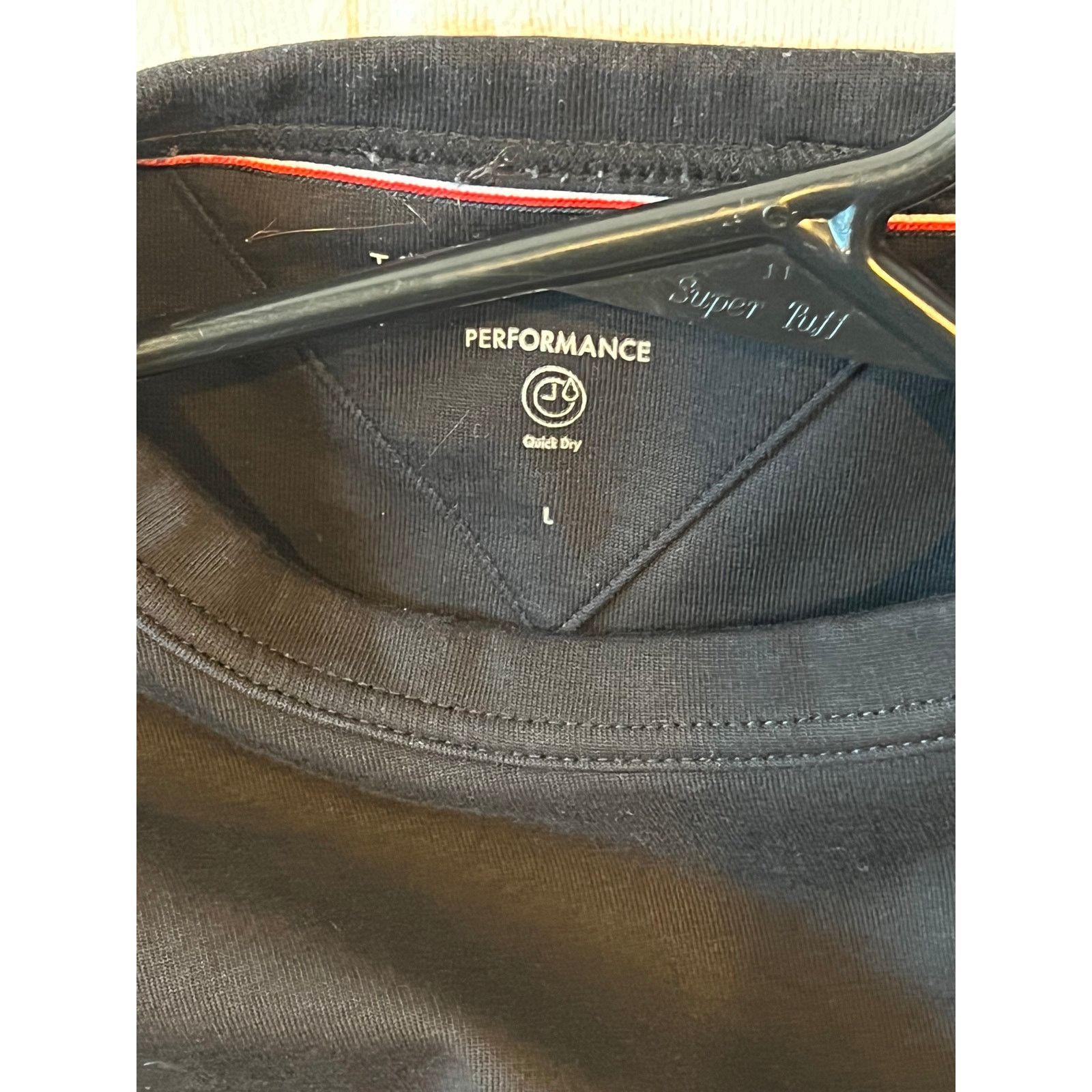 Tommy Hilfiger Tommy Hilfiger Crewneck Black Performance Sweatshirt Mens L Size US L / EU 52-54 / 3 - 3 Thumbnail