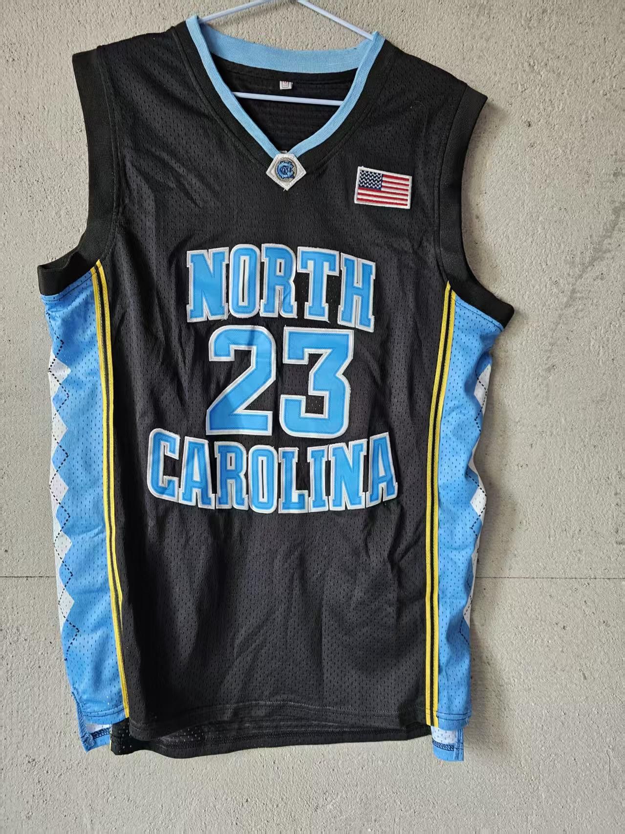 NCAA North Carolina #23 Michael Jordan Jersey Black Size US S / EU 44-46 / 1 - 2 Thumbnail