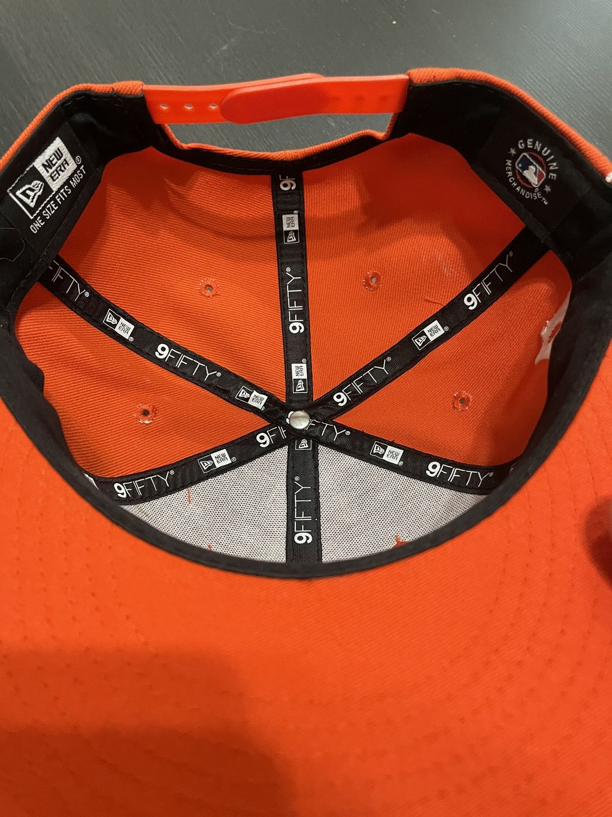 New Era SF Giants Orange 9FIFTY Snapback Golden Gate Bridge MLB Size ONE SIZE - 5 Thumbnail