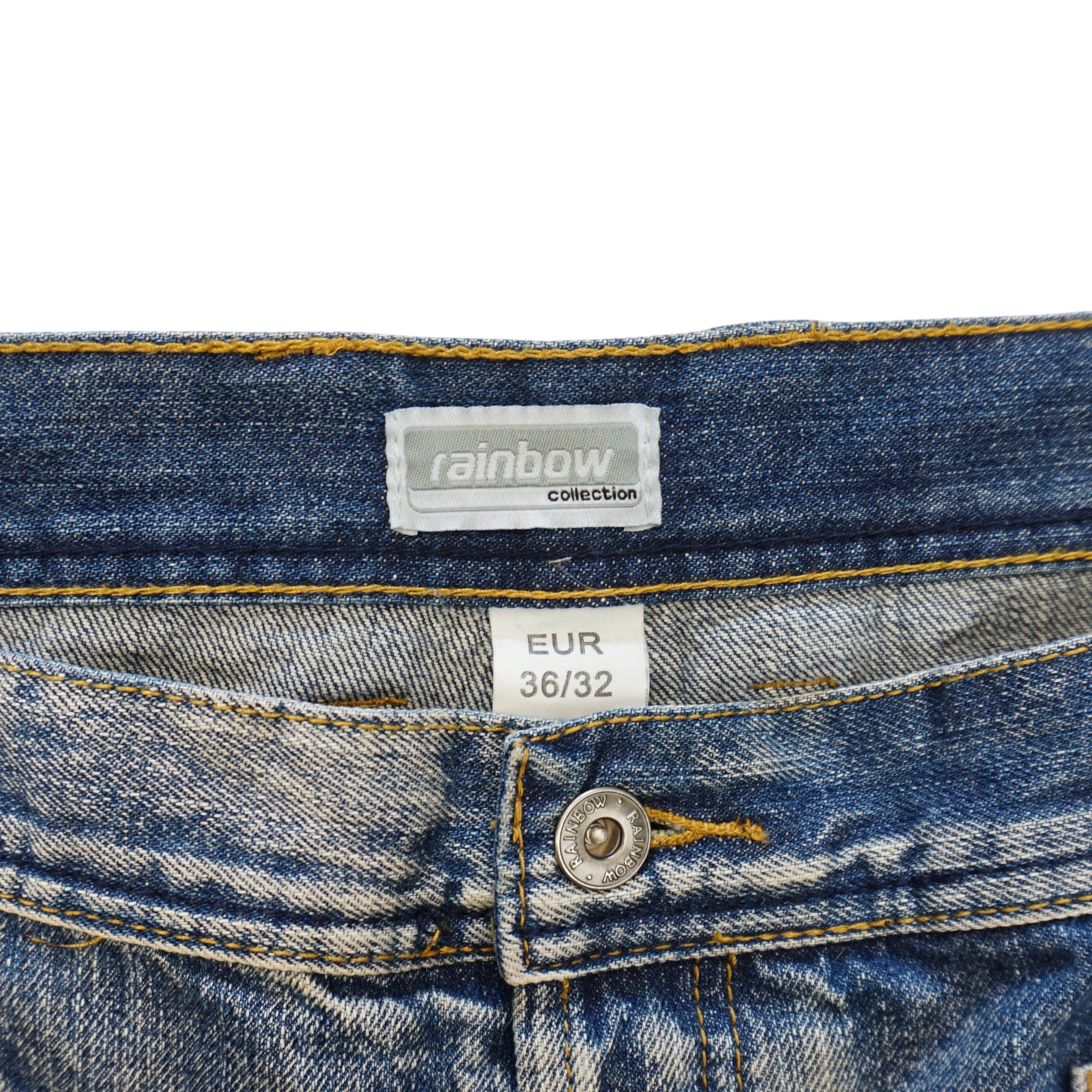 Rainbow Rainbow Archive Y2K Baggy Washed Denim Jeans Size US 36 / EU 52 - 3 Thumbnail