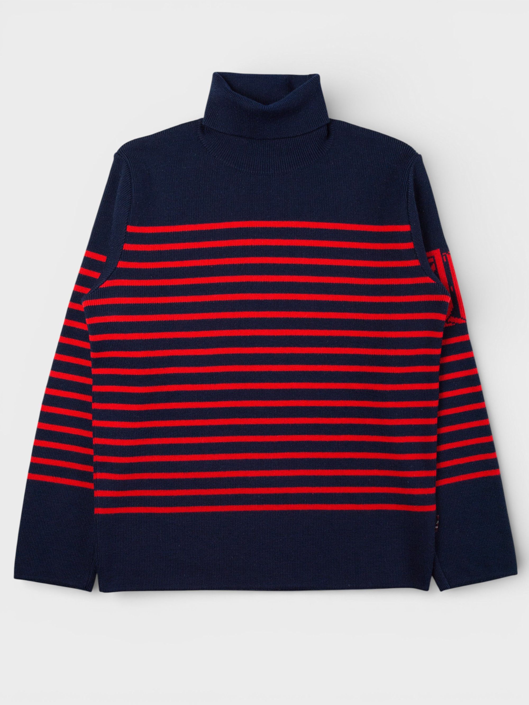 Jean Paul Gaultier JPG.Jean's - (vintage) - striped knit turtleneck Size US XL / EU 56 / 4 - 1 Thumbnail