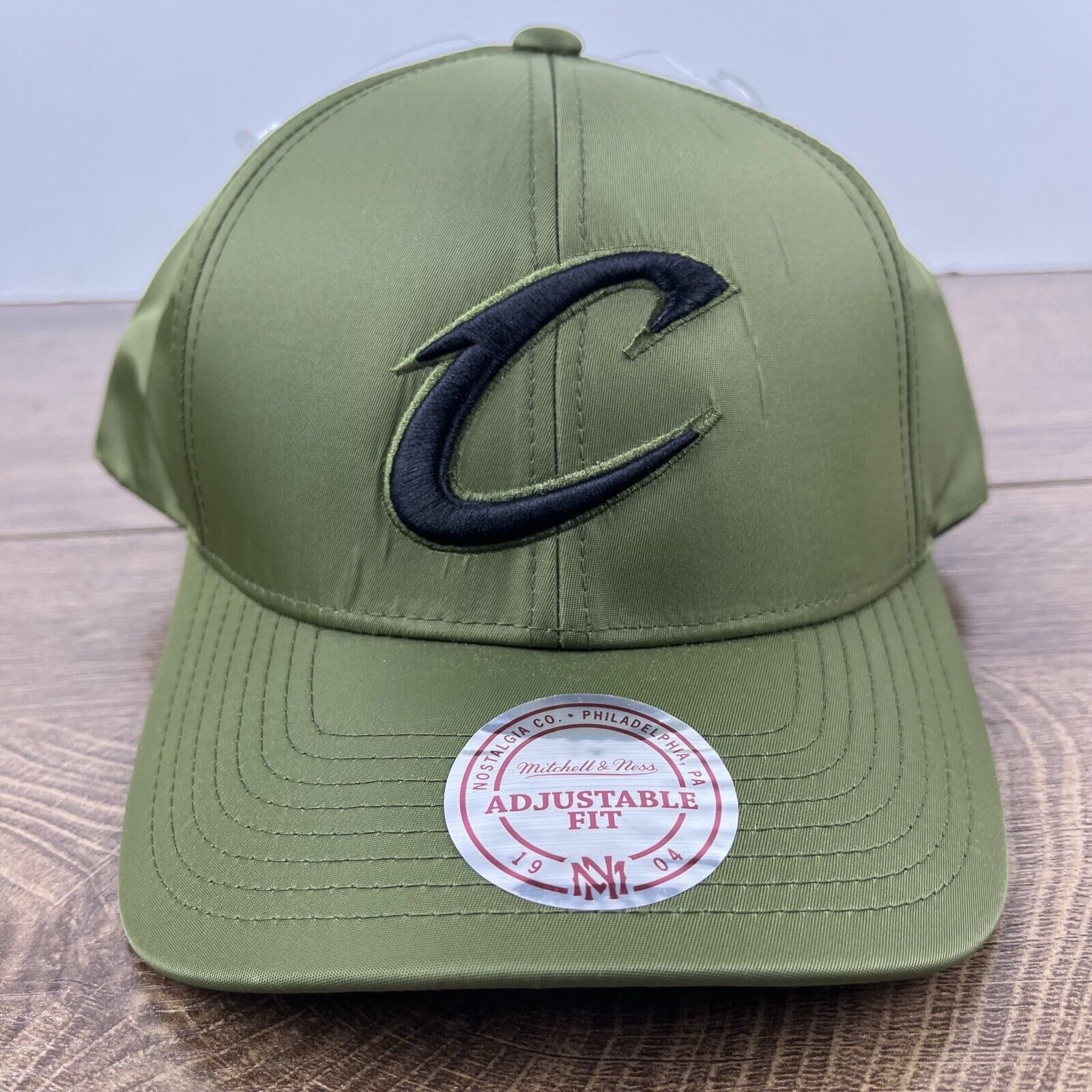 Mitchell & Ness Cleveland Cavaliers Snapback Hat Green Adjustable Green Mitc Size ONE SIZE - 2 Thumbnail