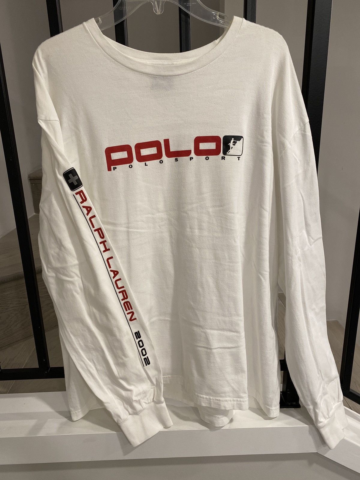 Polo Ralph Lauren Vintage 2002 Polo Sport Long Sleeve Shirt Size US XL / EU 56 / 4 - 2 Thumbnail