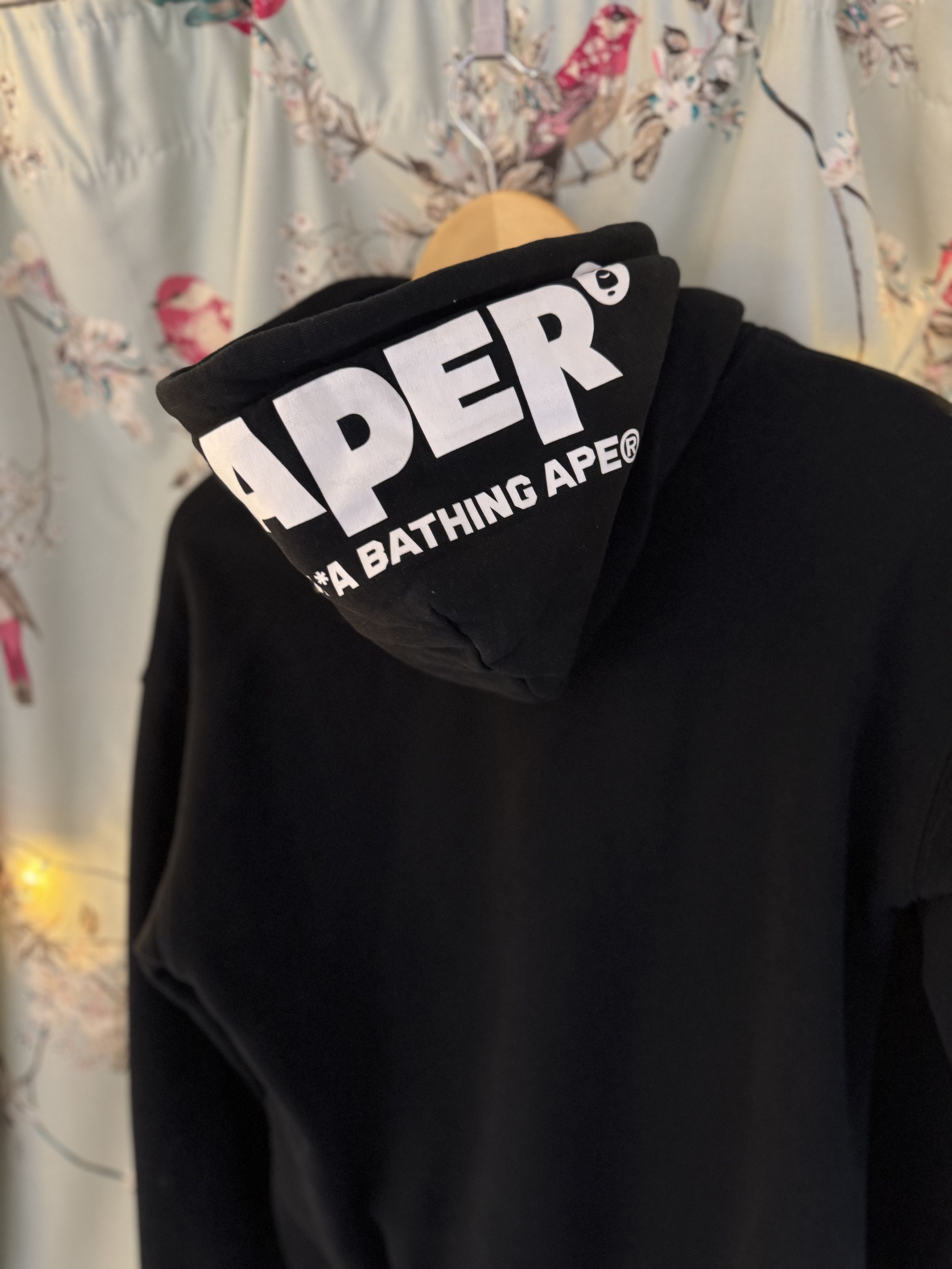 Other Rare limited Black graphic hoodie Kilo Aape By A Bathing Ape Size US S / EU 44-46 / 1 - 5 Thumbnail
