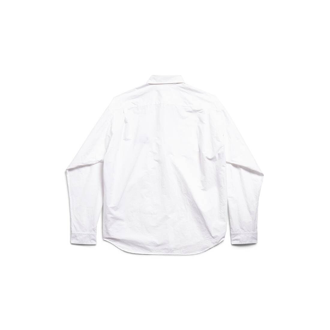 Balenciaga o1la1rc1a1225 Loop Sports Icon Large Fit Shirt in White Size US S / EU 44-46 / 1 - 2 Thumbnail
