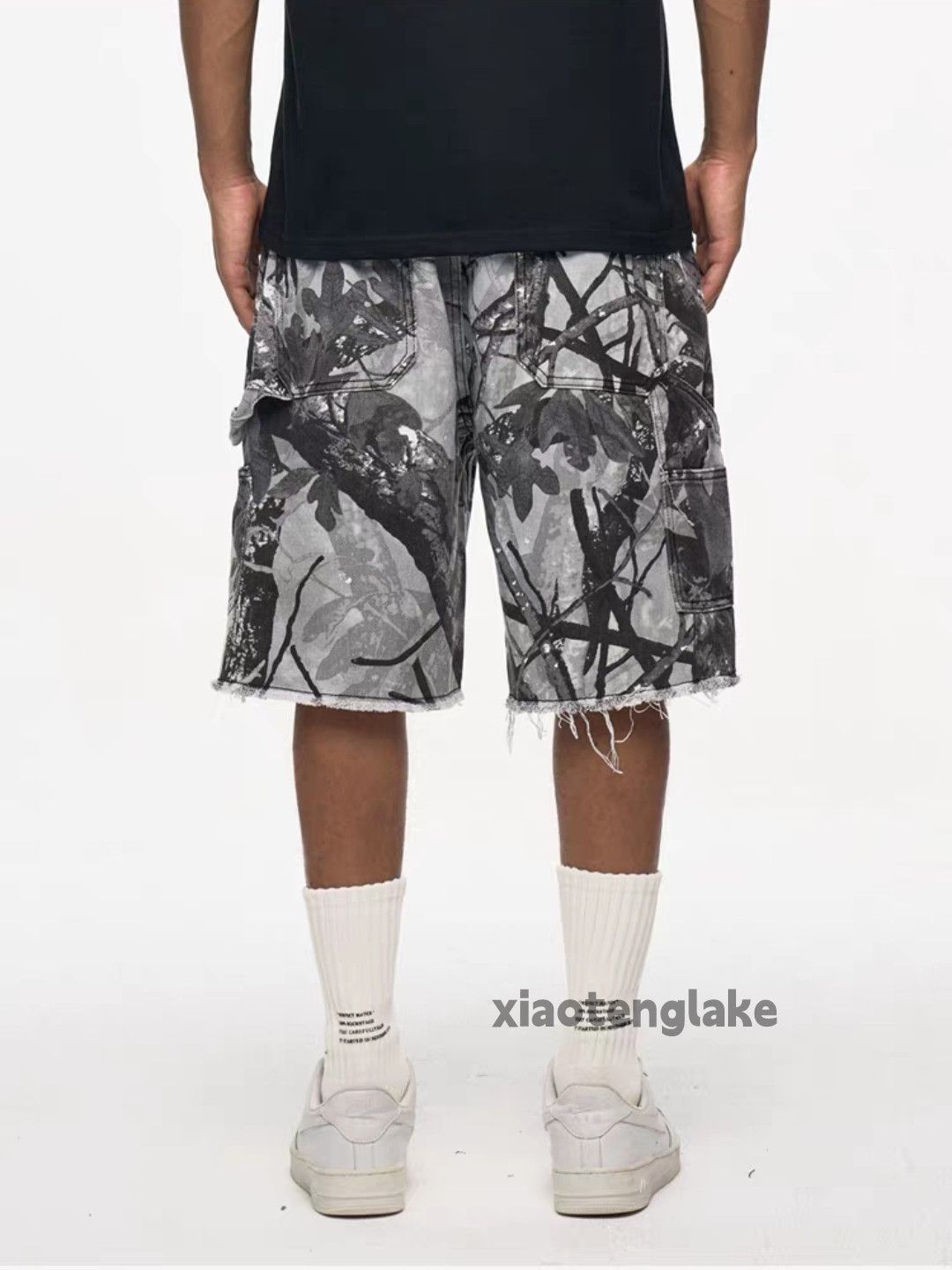 Vintage ltx vintage loose baggy skate workwear carpenter shorts Size US 36 / EU 52 - 1 Thumbnail