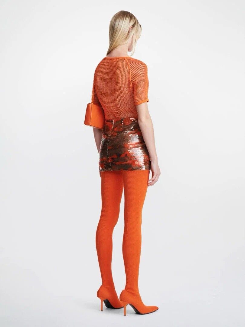 Dion Lee VERTICAL HORIZON SEQUIN MINI SKIRT RRP:$980.00 Size: 6 XS Size 26" / US 2 / IT 38 - 4 Thumbnail