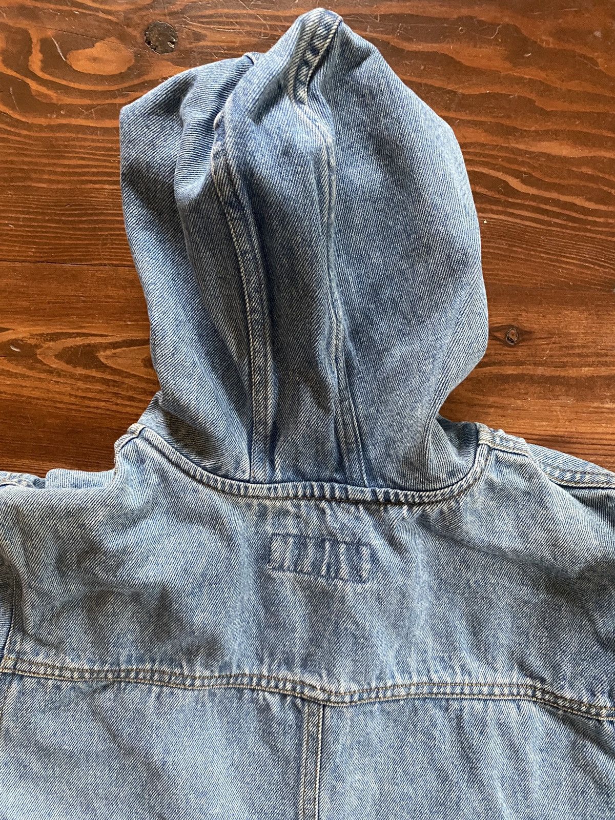 Vintage Vintage 90’s LA Blues Full Zip Hoodie Denim Jean Jacket Size US S / EU 44-46 / 1 - 20 Thumbnail